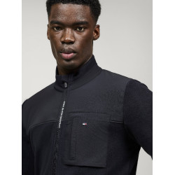 Casaco polar Tommy Hilfiger Equestrian Woodstock homem Céu do deserto Azul Casaco polar Tommy Hilfiger Equestrian Woodstock homem Céu do deserto Azul