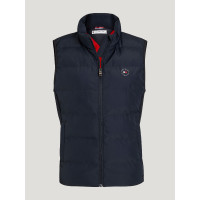 Colete acolchoado sem mangas Tommy Hilfiger Equestrian Aurora feminino Céu do deserto Azul Colete acolchoado sem mangas Tommy Hilfiger Equestrian Aurora feminino Céu do deserto Azul