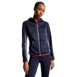 Casaco softshell Tommy Hilfiger Equestrian London feminino Céu do deserto Azul