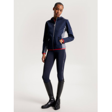 Casaco softshell Tommy Hilfiger Equestrian London feminino Céu do deserto Azul