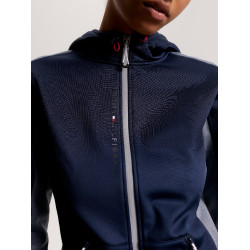 Casaco softshell Tommy Hilfiger Equestrian London feminino Céu do deserto Azul