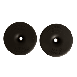 Anéis de bridão em silicone Grooming Deluxe by Kentucky Preto