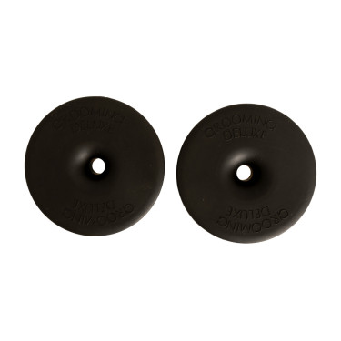 Anéis de bridão em silicone Grooming Deluxe by Kentucky Preto