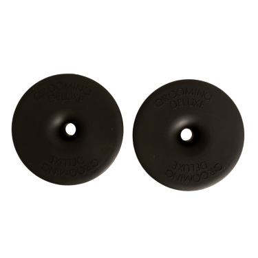 Anéis de bridão em silicone Grooming Deluxe by Kentucky Preto Anéis de bridão em silicone Grooming Deluxe by Kentucky Preto