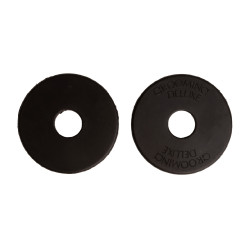 Anéis de bridão Silicone Grooming Deluxe by Kentucky Preto