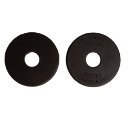 Anéis de bridão Silicone Grooming Deluxe by Kentucky Preto Anéis de bridão Silicone Grooming Deluxe by Kentucky Preto