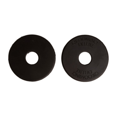 Anéis de bridão Silicone Grooming Deluxe by Kentucky Preto
