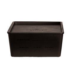 Caixa de Alimentos com tampa Grooming Deluxe by Kentucky Preto Caixa de Alimentos com tampa Grooming Deluxe by Kentucky Preto