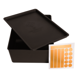 Caixa de Alimentos com tampa Grooming Deluxe by Kentucky Preto Caixa de Alimentos com tampa Grooming Deluxe by Kentucky Preto