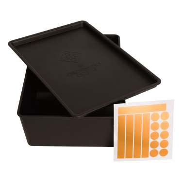 Caixa de Alimentos com tampa Grooming Deluxe by Kentucky Preto Caixa de Alimentos com tampa Grooming Deluxe by Kentucky Preto