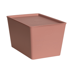 Caixa de Alimentos com tampa Grooming Deluxe by Kentucky Rosa velho