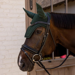 Capuz anti-moscas Kentucky Wellington Velvet Mini Pérolas Verde pinho