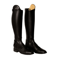 Botas de equitação Dy'on com atacadores pretas, tamanho 41/45 Preto