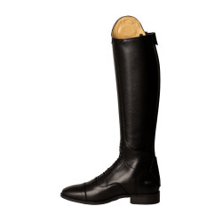 Botas de equitação Dy'on com atacadores pretas, tamanho 41/45 Preto