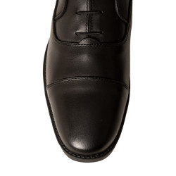 Botas de equitação Dy'on com atacadores pretas, tamanho 41/45 Preto