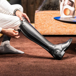 Botas Dy'on Slim com atacadores do tamanho 36/40 Preto