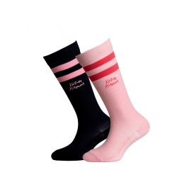 Meias Kentucky Crianças Listradas por 2 Kentucky Marinho / rosa-claro Azul-marinho Meias Kentucky Crianças Listradas por 2 Kentucky Marinho / rosa-claro Azul-marinho
