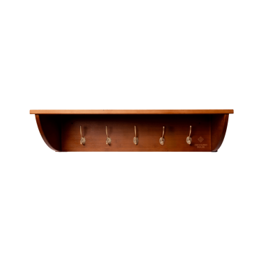 Prateleira para capacete com 5 ganchos Grooming Deluxe by Kentucky Madeira Bege Prateleira para capacete com 5 ganchos Grooming Deluxe by Kentucky Madeira Bege