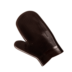 Luva de Grooming em Borracha Grooming Deluxe by Kentucky Castanho Luva de Grooming em Borracha Grooming Deluxe by Kentucky Castanho