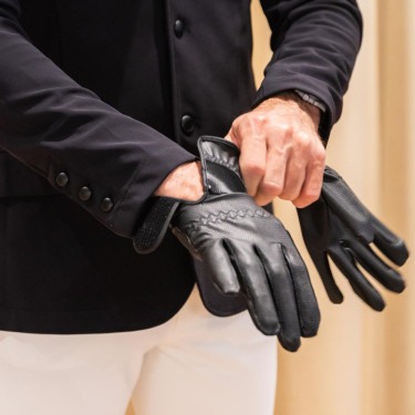 Luvas de equitação Kentucky com aderência Preto Luvas de equitação Kentucky com aderência Preto