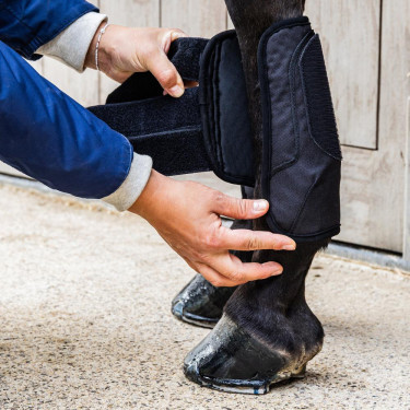 Guêtres de Cross Kentucky 3D Air Flow Anteriores Preto