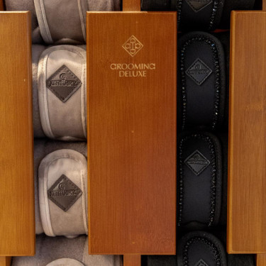 Suporte para bandagens Grooming Deluxe by Kentucky Madeira Bege Suporte para bandagens Grooming Deluxe by Kentucky Madeira Bege