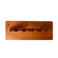 Suporte redondo para chicotes Grooming Deluxe da Kentucky Madeira Bege