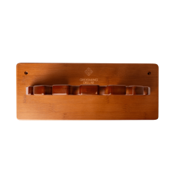 Suporte redondo para chicotes Grooming Deluxe da Kentucky Madeira Bege