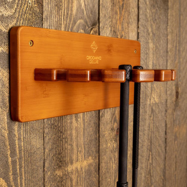 Suporte redondo para chicotes Grooming Deluxe da Kentucky Madeira Bege