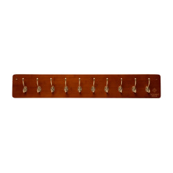 Suporte para Cilha e Casacos 10 Ganchos Grooming Deluxe da Kentucky Madeira Bege