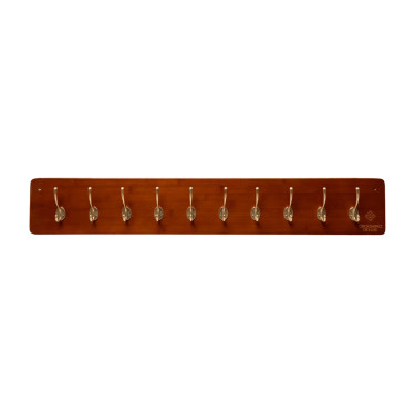Suporte para Cilha e Casacos 10 Ganchos Grooming Deluxe da Kentucky Madeira Bege