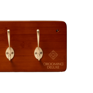 Suporte para Cilha e Casacos 10 Ganchos Grooming Deluxe da Kentucky Madeira Bege