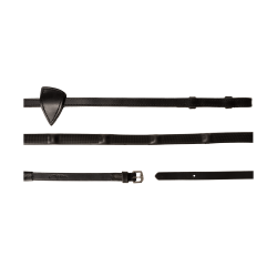 Rendas de borracha Dy’on 1/2 com 7 passadores integrados Preto