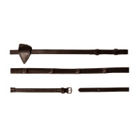 Rendas de borracha Dy’on 1/2 com 7 passadores integrados Castanho Rendas de borracha Dy’on 1/2 com 7 passadores integrados Castanho