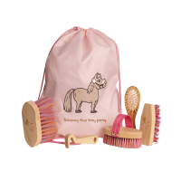 Saco para escovas Set Sammy Kids Grooming Deluxe da Kentucky Rosa velho Saco para escovas Set Sammy Kids Grooming Deluxe da Kentucky Rosa velho