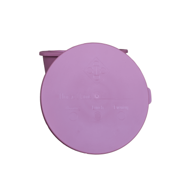 Balde com Tampa Grooming Deluxe by Kentucky Rosa velho