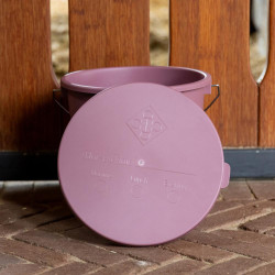 Balde com Tampa Grooming Deluxe by Kentucky Rosa velho