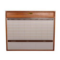 Quadro de estábulo magnético com moldura Grooming Deluxe by Kentucky Madeira Bege