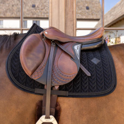 Manta de sela Kentucky Velvet Mini Pearls Jumping Preto Manta de sela Kentucky Velvet Mini Pearls Jumping Preto