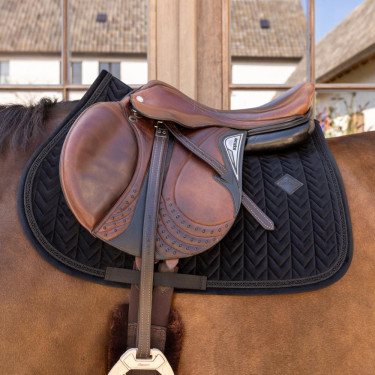 Manta de sela Kentucky Velvet Mini Pearls Jumping Preto Manta de sela Kentucky Velvet Mini Pearls Jumping Preto