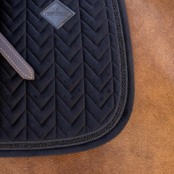Manta de sela Kentucky Velvet Mini Pearls Jumping Preto Manta de sela Kentucky Velvet Mini Pearls Jumping Preto
