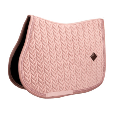 Manta de sela Kentucky Velvet Mini Pearls Jumping Rosa velho