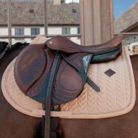 Manta de sela Kentucky Velvet Mini Pearls Jumping Preto