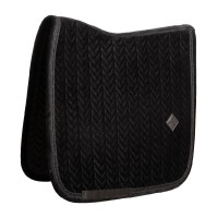 Manta de sela Kentucky velvet mini Pearls Dressage Preto Manta de sela Kentucky velvet mini Pearls Dressage Preto