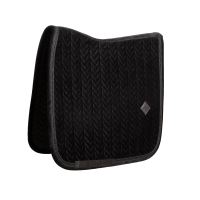 Manta de sela Kentucky velvet mini Pearls Dressage Preto Manta de sela Kentucky velvet mini Pearls Dressage Preto