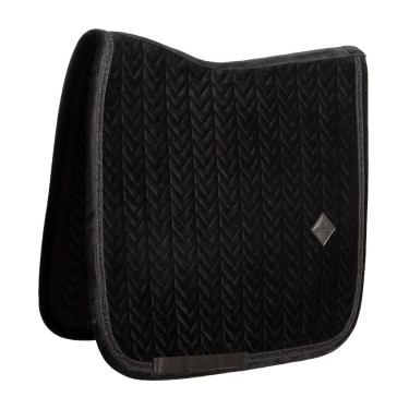 Manta de sela Kentucky velvet mini Pearls Dressage Preto