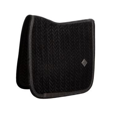 Manta de sela Kentucky velvet mini Pearls Dressage Preto Manta de sela Kentucky velvet mini Pearls Dressage Preto