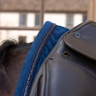 Manta de sela Kentucky velvet mini Pearls Dressage Marinho Azul-marinho