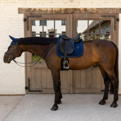 Manta de sela Kentucky velvet mini Pearls Dressage Marinho Azul-marinho