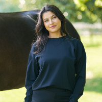 Moletom Imperial Riding Horse Angel feminino Preto